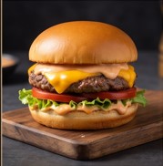 Burger Bò Phô Mai Mỹ